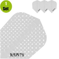 Raw75 Dimplex Dartflights - Wit - thumbnail