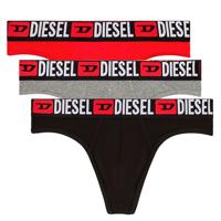 Diesel Herenstring Rick zwart-rood-grijs