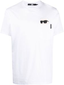 Karl Lagerfeld t-shirt Ikonik 2.0 - Blanc