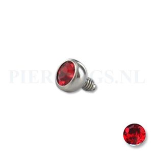 Dermal balletje 1.2 mm rood 3 mm