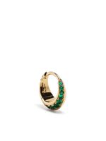 Lizzie Mandler Fine Jewelry anneaux Small Crescent en or serti d'émeraudes - thumbnail