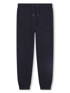 Lanvin Enfant pantalon de jogging à logo brodé - Noir