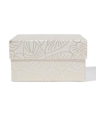 HEMA Doos 16.5x16.5x9cm Vierkant Bladeren