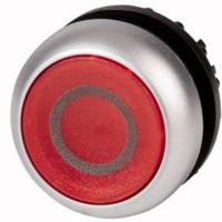 Eaton M22-DL-R-X0 Drukknopschakelaar Zwart, Metallic, Rood - thumbnail