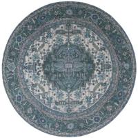 Veer Carpets - Vloerkleed Heris Green 10 Rond ø200 cm