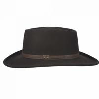 Hoed Domenic Wool Felt Brown Hoed Domenic Wool Felt Brown