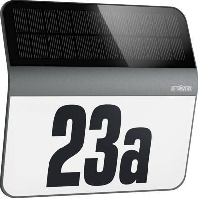 Steinel AUSSENLEUCHTE XSOLAR LH-N ANT 035730 Wandspot op zonne-energie LED LED vast ingebouwd 0.03 W Antraciet-grijs