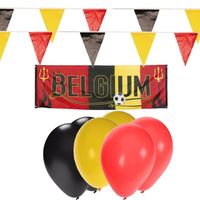 Belgische Rode Duivels supporter versiering pakket   - - thumbnail