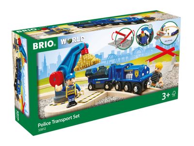 BRIO politie transport set