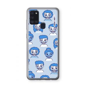 Gezichtjes: Samsung Galaxy A21s Transparant Hoesje