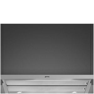 Smeg KSET900XE Afzuigkap vlakscherm Grijs