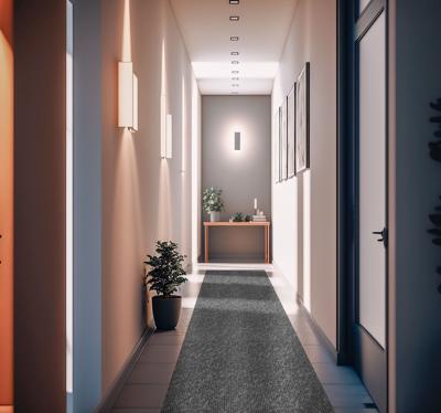 Modern grijs geweven vinyl tapijt