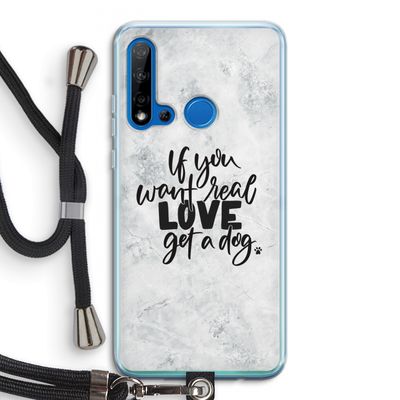 Partner in crime: Huawei P20 Lite (2019) Transparant Hoesje met koord