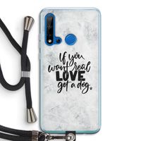 Partner in crime: Huawei P20 Lite (2019) Transparant Hoesje met koord