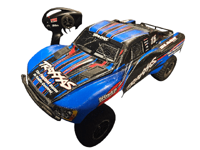 Tweedehands Traxxas Slash 2WD BL-2S HD Brushless Short Course RTR - Blauw