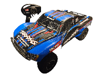 Tweedehands Traxxas Slash 2WD BL-2S HD Brushless Short Course RTR - Blauw