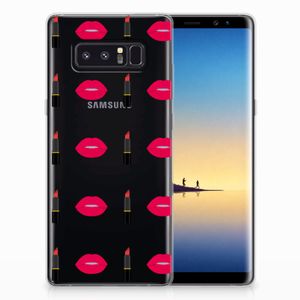 Samsung Galaxy Note 8 TPU bumper Lipstick Kiss