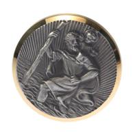 HP Autozubehör Christoffel amulet (Ø) 43 mm Goud, Zilver