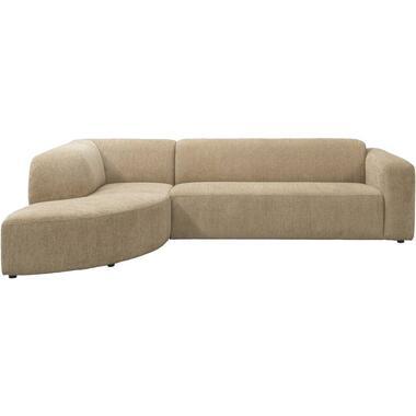 Hoekbank Astoria links - Venro - beige - Leen Bakker