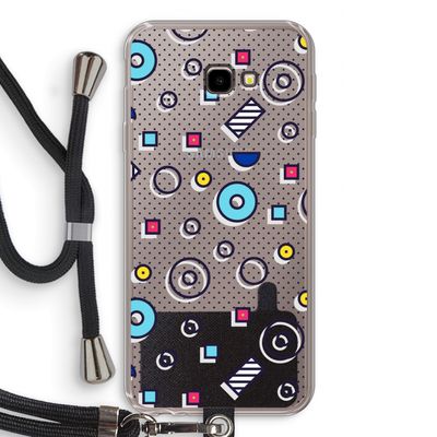 8-bit N°9: Samsung Galaxy J4 Plus Transparant Hoesje met koord