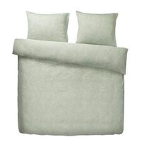 Dekbedovertrek Madeleine botanisch - groen - 240x200/220 cm