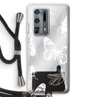 Tiny Bugs: Huawei P40 Pro Plus Transparant Hoesje met koord