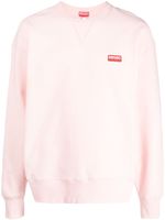 Kenzo logo-print cotton sweatshirt - Rose