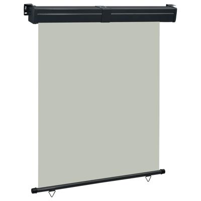Balkonscherm 145x250 cm grijs