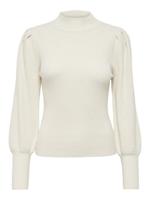 Only Onlkatia L/s Highneck Pullover Knt Noos Trui Whitecap Gray W. Melange