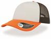 Atlantis AT505 Rapper Cap - White/Olive/Orange - One Size