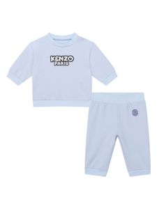 Kenzo Kids survêtement à imprimé graphique - Bleu