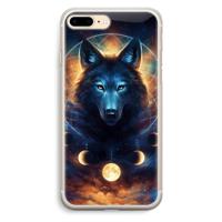 Wolf Dreamcatcher: iPhone 7 Plus Transparant Hoesje - thumbnail