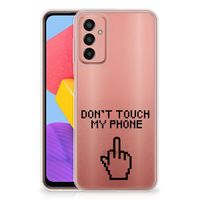 Samsung Galaxy M13 | M23 Silicone-hoesje Finger Don't Touch My Phone