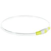 Trixie halsband usb flash light lichtgevend oplaadbaar tpu multi (40X0,8 CM) - thumbnail