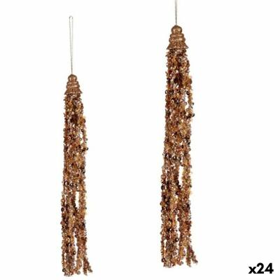Kerstversiering Hanger Slingers Gouden 3,5 x 2,5 x 35 cm (24 Stuks)