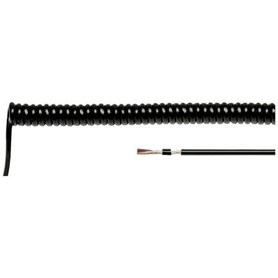 Helukabel 85932 Spiraalkabel LiF12YD11Y 300 mm / 1200 mm 6 x 0.14 mm² Zwart 1 stuk(s)