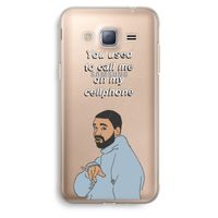 Hotline bling: Samsung Galaxy J3 (2016) Transparant Hoesje