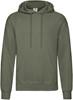 Fruit Of The Loom F421 Classic Hooded Sweat - Classic Olive - S - thumbnail