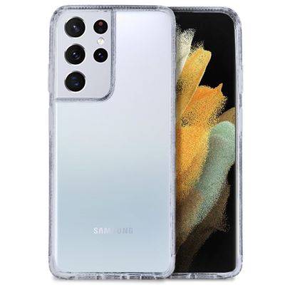 Høyde - German Bayer TPU Softcase hoes - Verkleurd Niet - Samsung Galaxy S21 Ultra - Transparant