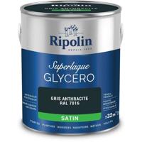 Antracietgrijs RAL 7016 satijn glycero lak - RIPOLIN - 2 L