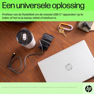 HP USB-C 65W Laptop Charger Laptop netvoeding 65 W 5 V, 9 V, 12 V, 15 V, 20 V