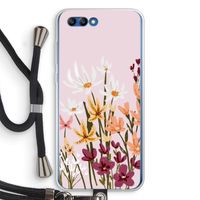 Painted wildflowers: Honor 10 Transparant Hoesje met koord