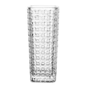 Gerimport Bloemenvaasje - voor kleine stelen/boeketten - helder glas - D6 x H15 cm   -