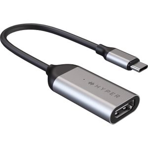 HYPER HD425A video kabel adapter USB Type-C HDMI Roestvrijstaal