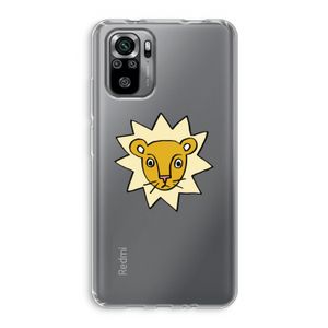 Kleine leeuw: Xiaomi Redmi Note 10S Transparant Hoesje