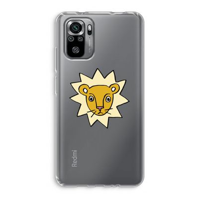 Kleine leeuw: Xiaomi Redmi Note 10S Transparant Hoesje