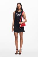 Vlinder mini-jurk - BLACK - L