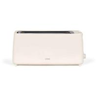 Broodrooster met lange sleuven - LIVOO - DOD168C - 900 W - Verstelbare thermostaat: 7 standen - Gebroken wit