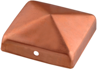 Connex paalkapje 90x90mm zonder kogel cu - hv4297