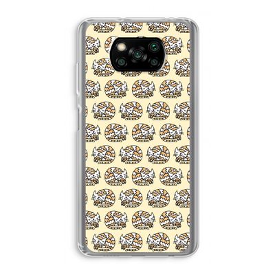 Slapende poes: Xiaomi Poco X3 NFC Transparant Hoesje